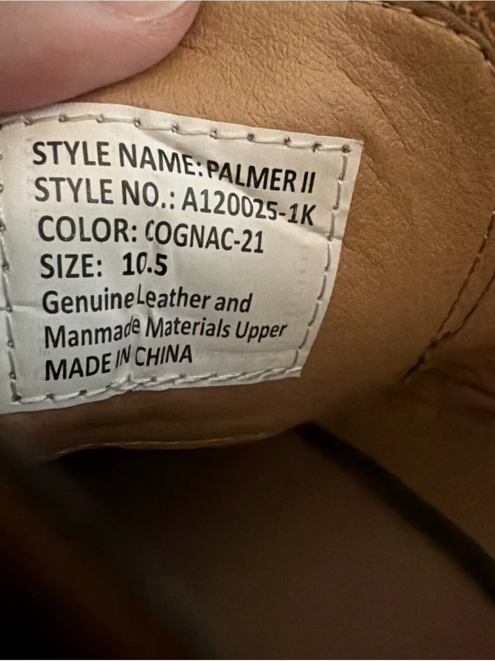 La Milano Palmer 2 Men’s Brown Wingtip Oxford Dress Shoes Size 10.5